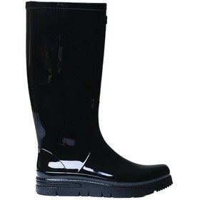 Resim Negro Bot Yağmur Kadın Clermont Toni Pons Raın Boots In Glossy Rubber Siyah 