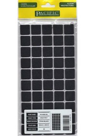 Resim Pacific 6020 BL Yapışkanlı Keçe 20 mm X 20 mm Siyah 