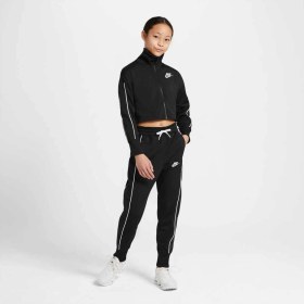 Resim Nike Sportswear High-Waisted Tracksuit Kız Çocuk Eşofman Takımı DD6302 