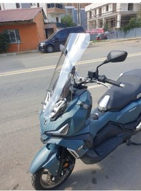 Resim Motocam Sym Adx 125 Ön Cam 2023-2026 Model 70cm Şeffaf Renkli 4mm 
