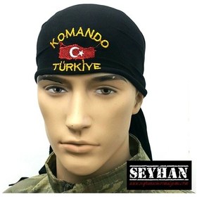 Resim Siyah Komando Bandana 