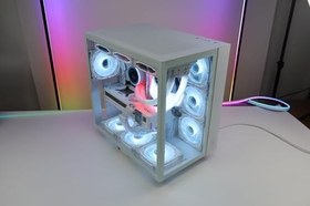 Resim Game Master F-7 Beyaz 7 Rgb Fanlı Atx Oyuncu Bilgisayar Kasası 