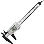 Resim Monyee 0-150mm Yüksek Hassasiyetli Dijital Caliper, Lcd Ekranlı İç/dış Çap Ölçüm Aracı, 0.1mm Keskinlik, lama Tuşu İle Abs-pc Malzeme 