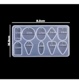 Resim Siliko World Epoksi Çoklu Kolye Silikon Kalıp 