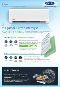 Resim Carrier Premium 12000 Btu Duvar Tipi Inverter Split Klima 