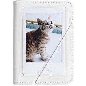 Resim Fujifilm Instax Mini Film Uyumlu 28'li Beyaz Albüm 