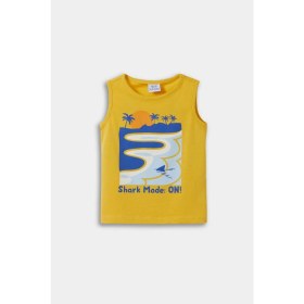 Resim DeFacto Erkek Bebek Bisiklet Yaka Palmiye Desenli Atlet E1304A525HS 