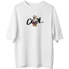 Resim Cool Dog - Oversize T-Shirt - L / Siyah 