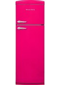 Resim Vestel Retro SC32111 311 LT Pembe Statik Buzdolabı 