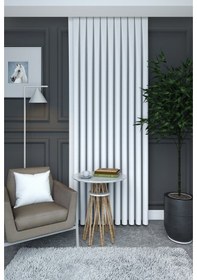 Resim Evdepo Home Beyaz Fon Perde Tek Kanat Beyaz 