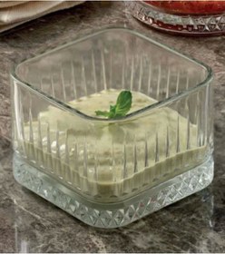 Resim Paşabahçe Elysia Kare Magnolia Kasesi - 8 Li Çok Amaçlı Kase Çerezlik 