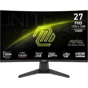 Resim MSI Msı Mag 276CF E20 27″ 200Hz 0.5ms Full Hd Freesync Premium Rapid Va Kavisli Gaming Monitör 