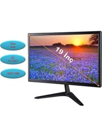 Resim 19'' Monitör, 1920X1080 Çözünürlük, 5ms Tepki Süresi, 75Hz , HDMI & Vga, 12 Volt, Full Hd 