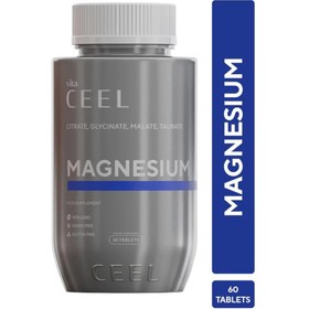 Resim Vita Ceel Magnezyum Complex Tablet 60 Adet (B6 Sitrat, Bisglisinat, Malat, Taurat) - Gratis 
