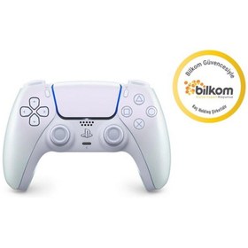 Resim Sony Playstation 5 Dualsense Controller Chroma Pearl (BİLKOM GARANTİLİ) 