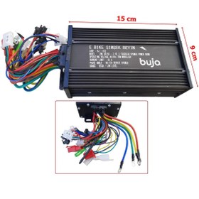 Resim SEVGENT E-Bis Hız Kontrol Cdi Akıllı Beyin 48-60V 500W Zwk Kara Şimşek 