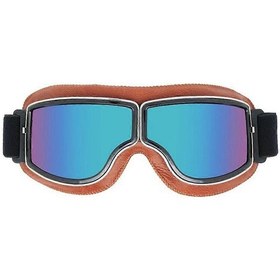 Resim Spor Güneş Gözlüğü Kask Steampunk Gözlük Motokros Açık Hava Yarışı Motosiklet Pilotu Kruvazör Scooter Gözlük Havacı Stili 