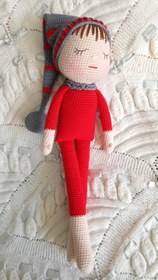 Resim El Örgüsü Pijamalı Bebek - Amigurumi 