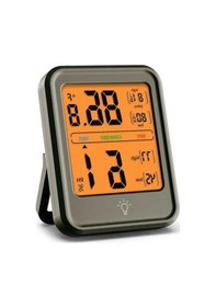 Resim Ulzyvf Sıcaklık-nem Pil Ölçer Mekan Max/min Lcd, Kayıt, İç Higrometre-termometre Hariç Geniş Dijital Aydınlatma Arka İs 