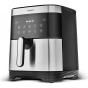 Resim Karaca Inox Gövde Xxxl 9Lt 10 Farklı Pişirme Fonksiyon Akıllı Dokunmatik Ekran Geniş Hazne Airfryer 