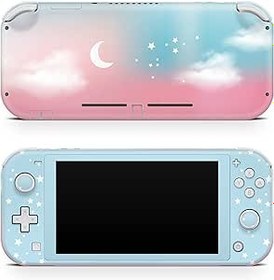 Resim TACKY DESIGN Clouds skin Compatible with Nintendo switch lite skin ,Pastel switch lite cover Vinyl 3m decal Cute Full wrap switch lite sticker 