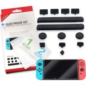 Resim Beboncool Nintendo Switch Toz Geçirmez Kit ve Cam Ekran Koruyucu Uyumlu 