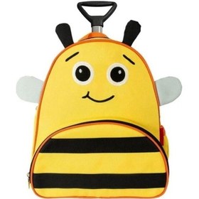 Resim Arı Çekçekli Sırt Çantası Çok Renkli 