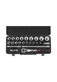 Resim Würth 1-2 Inch 4K Akb 24 Parça Zebra Lokma Anahtar Seti 