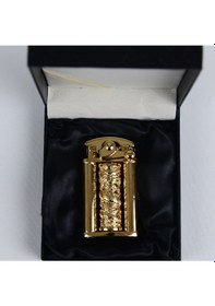 Resim Mercitech Metal Özel Tasarım Çakmak Altın 