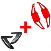 Resim Genel Markalar Volkswagen Golf 7 F1 Kulakçık Pedal Shift Kırmızı Ve Çamurluk Vent Siyah 