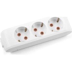 Resim Viko 3'lü Topraklı Grup Priz Kablosuz Topraklı Çocuk Korumalı 90113300 