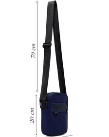 Resim Erkek Lacivert Mini Kumaş Postacı Çantası - Lacivert / 00 