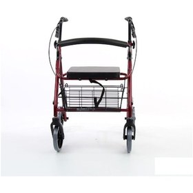 Resim Tagesan Aluminyum Tekerlekli Walker Frenli Yürüteç 