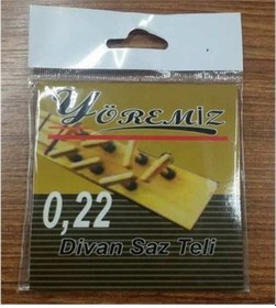 Resim Yöremiz Divan Saz Teli Takımı-0.22 Numara Paslanmaz Çelk 