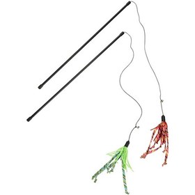 Resim Beeztees Kedi Oltası, Zilli, Yün İpler Uc, Uzun Dayanıklı İp-70cm, Çeşitli Renklerde, 50cm 