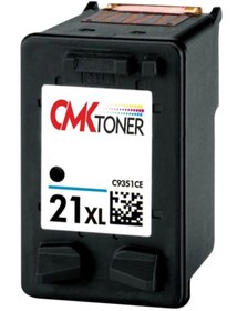 Resim CMK TONER Hp 21xl-c9351c Siyah Sıfır Muadil Kartuş 