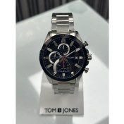 Resim Tom Jones London Siyah Kadran Çelik Kordon Erkek Kol Saati 