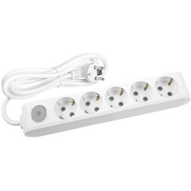 Resim Viko Eko 5'li Anahtarlı Topraklı Çocuk Korumalı Grup Priz 5 M 