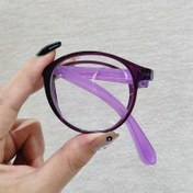 Resim Kadınlar için Taşınabilir Katlanır Gözlük - Ultra Hafif Yuvarlak/Oval Çerçeveli Mor Renk Şık ve Kompakt Okuma, Bilgisayar İçeceği, İnternet Kullanımı İçin Tam Kenarlıklı Her Gün Takılacak Stil Sahibi Çanta 