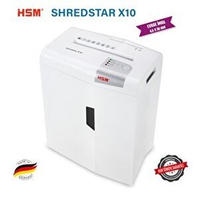 Resim HSM Shredstar X10 20 L Çapraz / Konfeti Kesim Evrak İmha Makinesi 