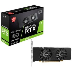 Resim Msı Geforce Rtx3050 Lp E 6g Oc 6gb Gddr6 96bıt 1xdp 2xdp Ekran Kartı 