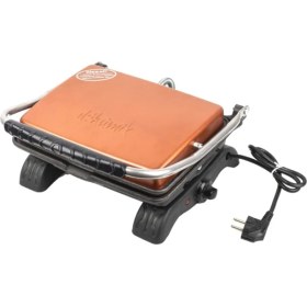 Resim Pembe Demir Döküm Tost Makinesi, Kaplamasız, Sağlıklı ve Estetik Tasarım 