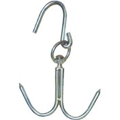 Resim 10 Mm Kasap Et Kancası - 2& 39 Li Dönerli Set - Paslanmaz Çelik - Et İşleme - Hijyenik - Düzenli - Dayanıklı - Uzun Ömürlü 