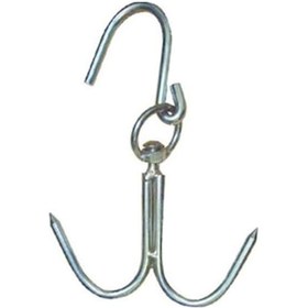 Resim 10 Mm Kasap Et Kancası - 2& 39 Li Dönerli Set - Paslanmaz Çelik - Et İşleme - Hijyenik - Düzenli - Dayanıklı - Uzun Ömürlü 