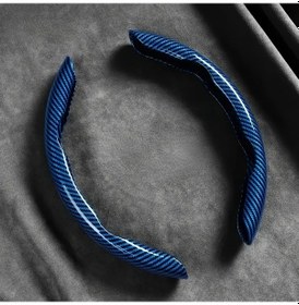 Resim Hightower Mavi Kaymaz Direksiyon Kılıfı - 2 Adet Kalın Koruma, Otomatik Ve Manuel Vites Uyumlu Mavi 