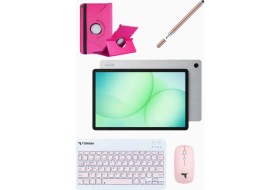 Resim Samsung Galaxy Tab A11 Plus 6 GB Ram 128 GB 11'' Tablet+Pembe Kılıf+Klavye+Mouse+(Tablet Kalemi Hediye) 