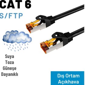 Resim IRENIS CAT6 Dış Ortam Açıkhava Ethernet Network Kablosu, 50 metre 