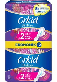 Resim Orkid Platinum Hijyenik Ped Uzun 12'li 