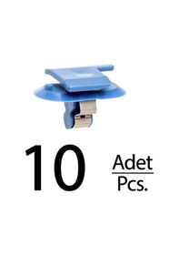 Resim Opel Ve Peugeot İçin Kapı Ve Ve Bagaj Eşik Klipsi- 10 Adet 