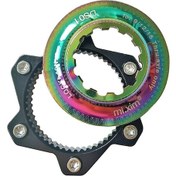 Resim Mountain Bike Ve Yol Bisikleti İçin Center Lock'dan 6 Çivi Disk Adaptörü - Alüminyum Malzeme İle Uyumlu 9-12-15mm Eksen 
